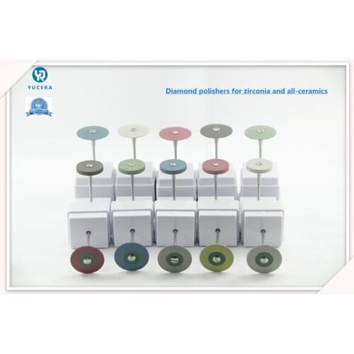 Yucera Dental Laboratory Diamond Polishers For Zirconia And Lithium Dislicate Dental Zirconia Polishing Kit