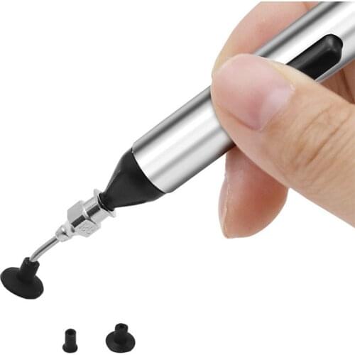 1Pcs Vacuum Suction Pen Anti-static IC Suction Tool with 3 Suction Cups Manual Adsorption of IC/BGA Chip Components