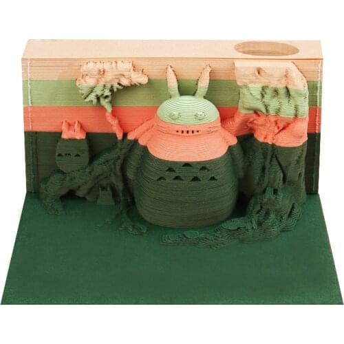 2020 DIY Scrapbooking Omoshiroi Block Valentines Day Gift Rose Sticky Notes Creative Birthday Gift Rose Notes 3D Block Note