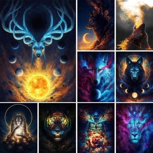 5D DIY Diamond Painting Animal Rhinestone Picture Full Square Full Diamond Embroidery Gift Mosaic Cross Stitch Decoration Kit