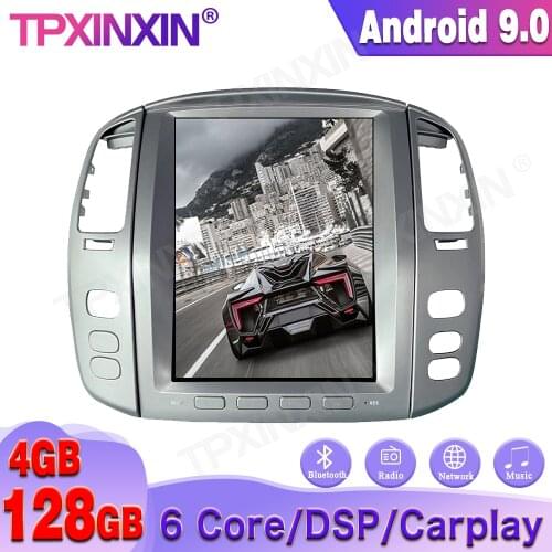 12.1inch Wireless Carplay Android Radio For Lexus LX470 2002-2006 Car Multimedia Player GPS Navigation Stereo Tape Recorder DSP