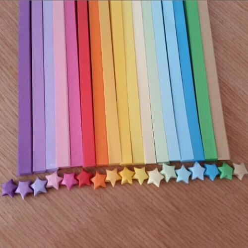 Handcraft Origami Lucky Star Paper Strips Paper Origami Quilling Paper Decoration About 80 Strips