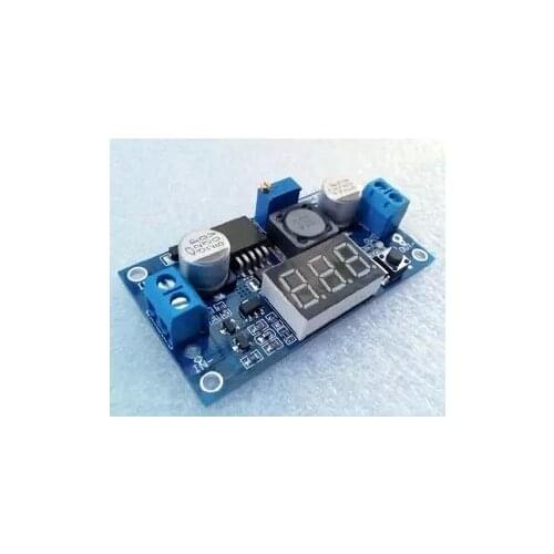 DC-DC YS-21 boost module digital voltage meter display LM2577 digital boost circuit 3A output