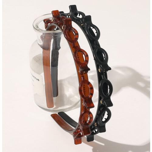 Double Bangs Hairstyle Hairpin For Women Double Hollow Braided Headband With Clips Girl Braid Hairbands Designer Hair Accessorie