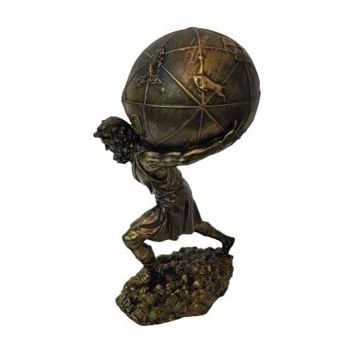 EU HOME DECORATION AROSE ATLAS WORLD CARRY MAN