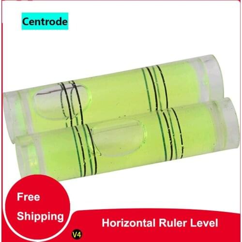 Horizontal Ruler Level Balance Mark Horizontal Bubble Leveling Instrument Leveling Bead 9.5*40MM Double Line