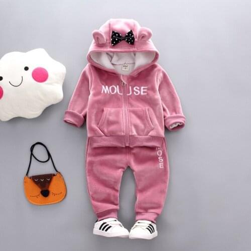 2018 Autumn Winter New Toddler Girl Cartoon Sets Kids Casual Jackets+pants 2pcs Suit Toddler Cute Thanksgiving Clothes Girl Sets