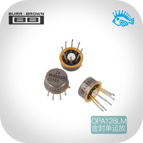 OPA128LM metal package single op amp original BB TI disassemble original word long foot HiFi fever