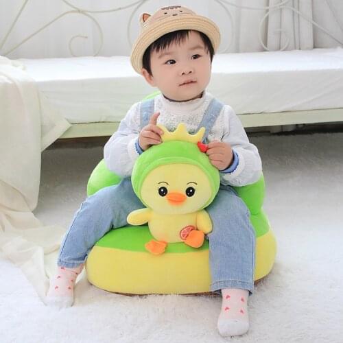 Plush Elephant Penguin Pig Toys Stuffed Soft Cushion Doll Baby Rest Seat Chair Cushion Sofa Kids Children Baby Portable Seat
