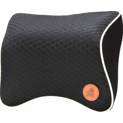 Car Neck Pillow Sandwich fabric Breathable Auto Headrest Neck Protection Support Four seasons Universal Soft Memory Foam New