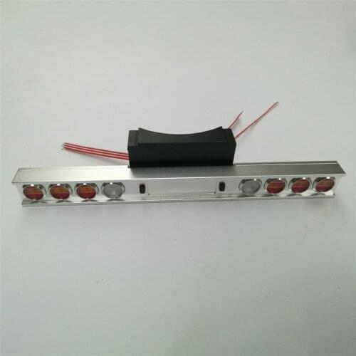 Remote Control RC Truck Led Metal Taillight for Tamiya 1:14 RC Trailer King 56344 56301 Tractor Truck Upgrade Accessories