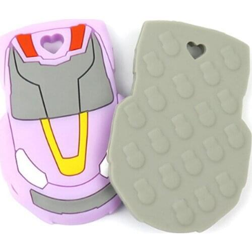 Silicone Car Teether Car Teether Baby Teething Toys Food Grade Silicone For Baby Teething Relief