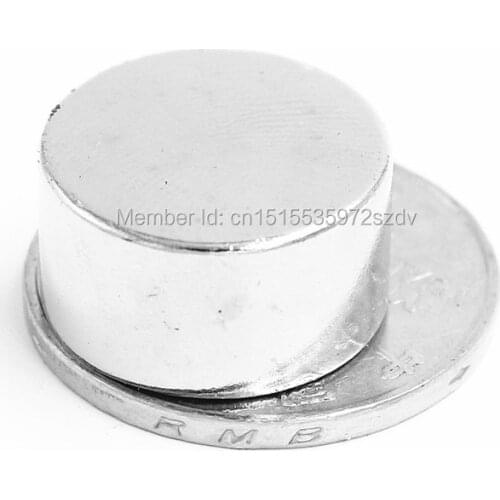 2pcs Strong Round Dia 18mm x 10mm N35 Rare Earth Neodymium Magnet Art Craft Fridge 18x10mm