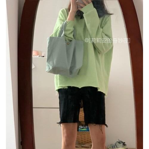 Women Top-handle Bags Portable Bag New Canvas Bag Green Bolso Mujer Handbags