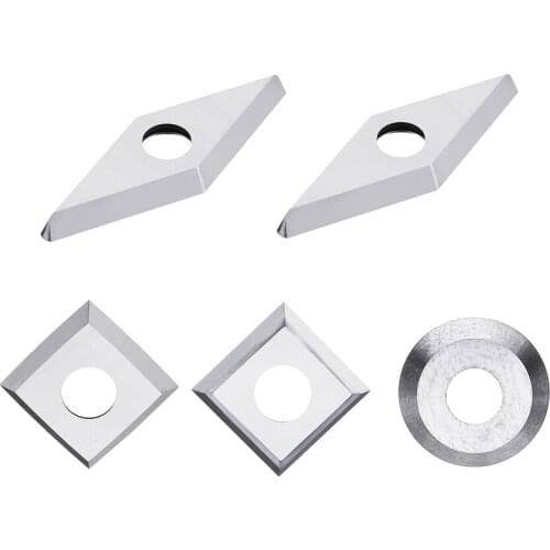 10pcs 90HRC Wood Carbide Insert Cutters For Wood Turning Tool Woodworking Lathe Tool