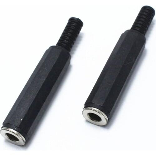 10pcs/lot Soldering Type Audio 6.35 mm Female Stereo Jack Audio 6.5mm Socket Connector