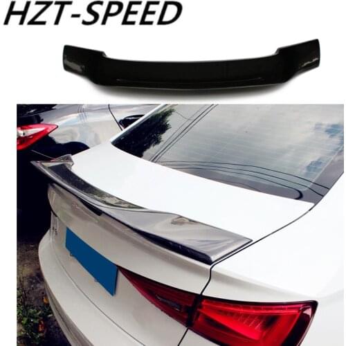 2012 - 2018 For AUDI A6 C7 Modified into R Carbon Fiber Rear Window Roof Spoiler Rear Roof Spoiler for AUDI