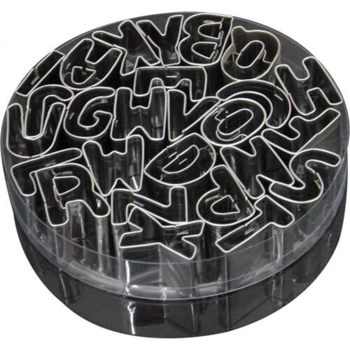 26Pcs Stainless Steel Alphabet Letter Cookie Cutter Biscuit Mold Baking Tool