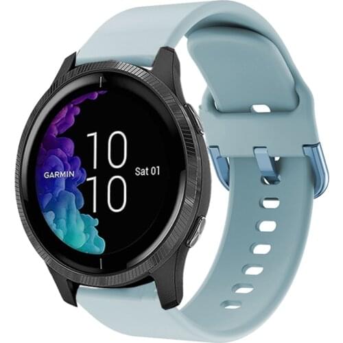 For Garmin Venu 20mm sport Silicone Watchband Bracelet wristBand For Garmin Move 3 / For Garmin Move Style / Luxe wriststrap