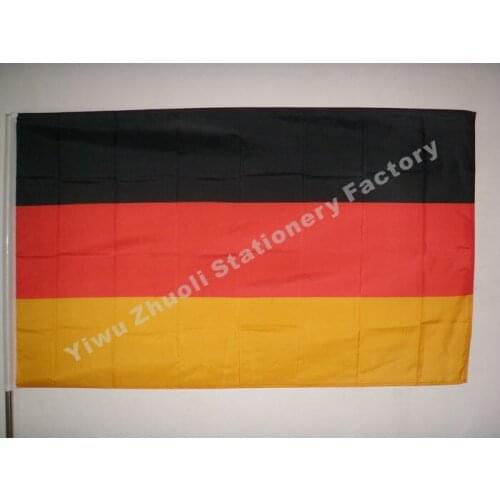 Germany Flag 150X90cm (3x5FT) 115g 100D Polyester Double Stitched High Quality Free Shipping