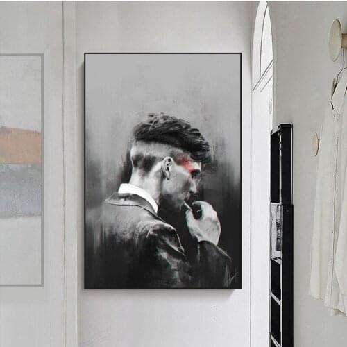 Peaky Blinders Art Canvas Painting Murphy Movie Posters And Prints Hd Printed Wall Art Picture Living Room Home Decoration Mural