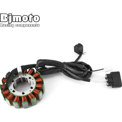 BJMOTO Motorcycle Ignition Magneto Coil Engine Stator Generator Coil Comp For Yamaha ATV YFM550/YFM700 Grizzly 550/700 09-14