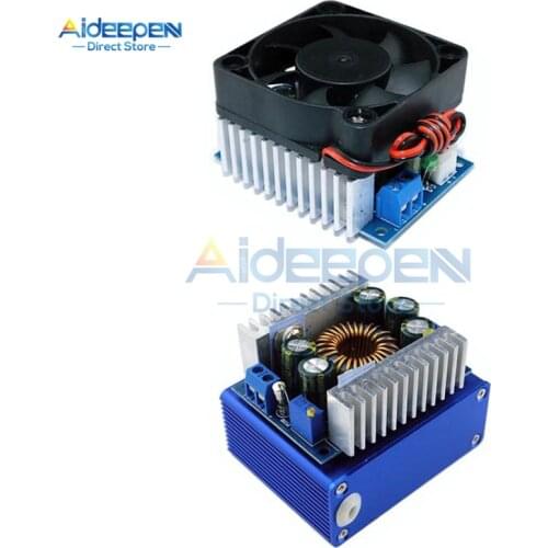High Power 12A DC-DC Car Voltage Buck Power Supply Module 5-40V to 1.2-36V Step Down Converter Module with Aluminum Alloy Case