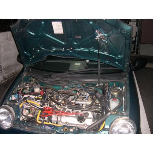 For Honda Today JA4/JA5 1993-1998 Front Bonnet Hood Modify Gas Struts Carbon Fiber Spring Damper Lift Support Absorber