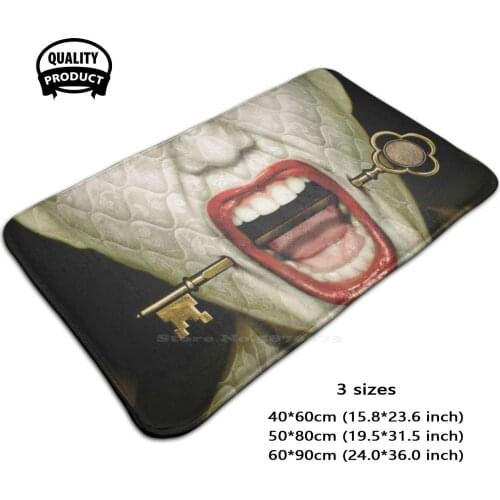 Key Piercing Woman With No Eyes 3 Sizes Home Rug Room Carpet Horror Coven Ahs Coven Sarah Paulson Witch Murder House Quote Ryan