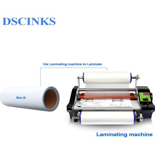 31cm*50M UV DTF film - film B Stick to phone case cup metal glass bottle UV Transfer Film DTF printer