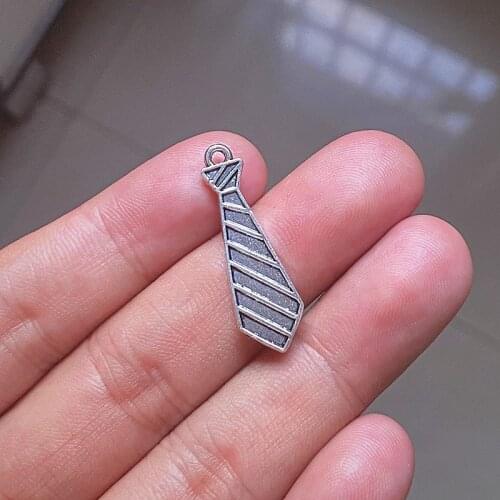 30pcs/lot Office Suit Tie Connector Charms,For Antique Making Pendant Fit,Vintage Tibetan Silver,Jewelry DIY Necklace Earrings