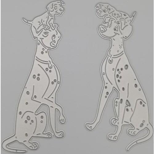 Happy dog family Metal Cutting Dies Stencils For Scrapbooking Paper Cards Crafts DIY 2019 New