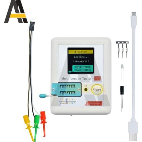 TC-T7-H TFT Transistor Tester Multifunction Test Auto Ammeter Voltmeter Capacitance Calibration Infrared Waveform Digital