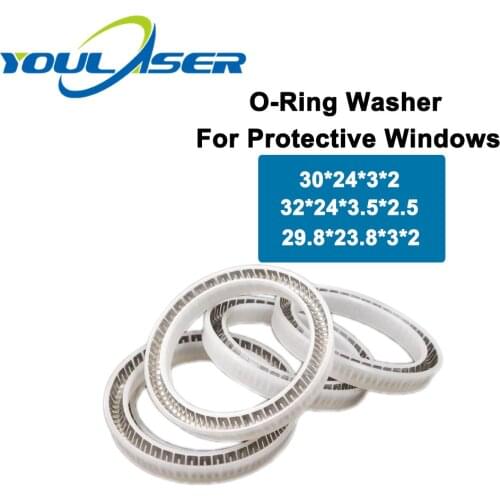 O-Ring Washer Protective Windows for Fiber Laser Head 1064nm