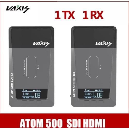 Vaxis ATOM 500 SDI Version Video Wireless Transmission System SDI HDMI 500ft 1080P HD Transmitter Receiver For LIVE monitoring