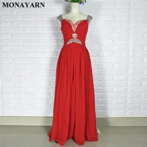 2017 new sexy party evening dress Vestido de Festa crystal series collar oral V-neck dress