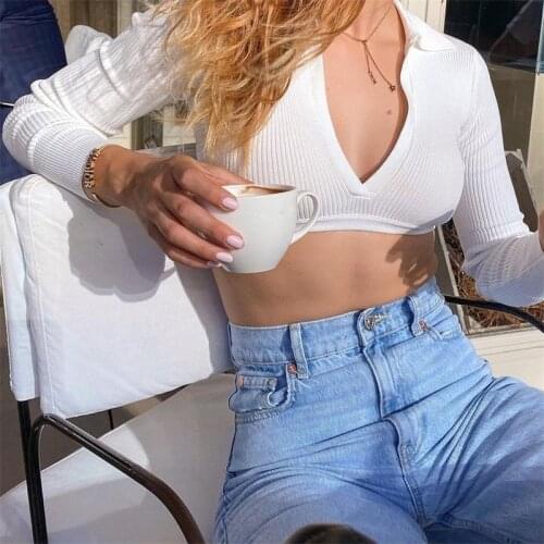 ZXQJ Women 2021 Fashion Design Sense Strapping Back Hollow Open Back Knit Sweater Vintage Long Sleeve Female Chic Tops