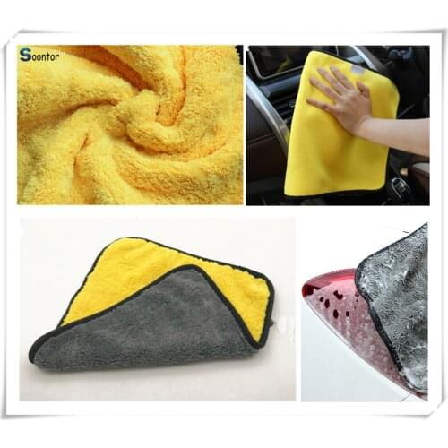 1pcs Car care polishing wash towel fiber cleaning cloth for Toyota VIOS LAND CRUISER PRADO COASTER highlander