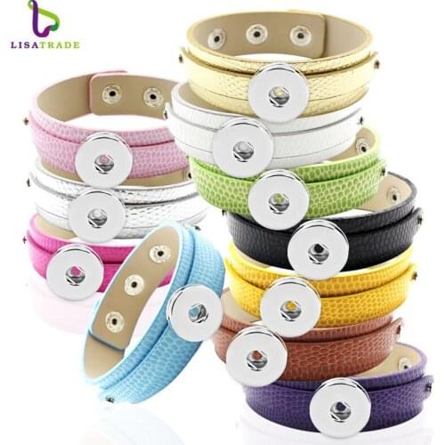 18+8MM PU Leather Heart Wristband Bracelets " Can Choose the Color" (10 pieces/lot) Fit Slide Letter /Slide Charm LSNB11-1*10