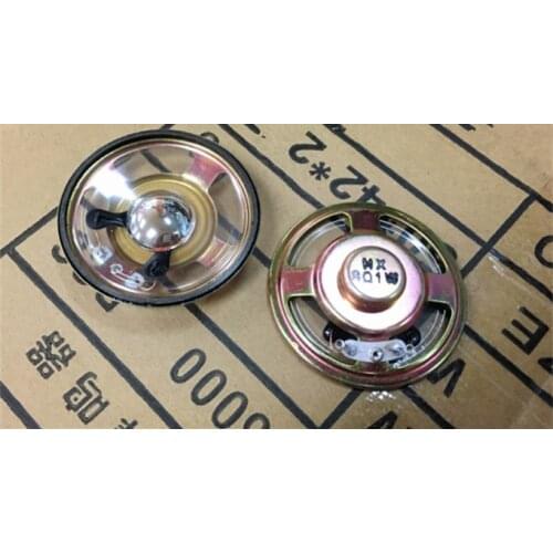 2Pcs 8 Ohm 1W 2W 57mm Dia Metal Inside Magnet Music Player Speaker Transparent Waterproof 13mm For toys Door bells