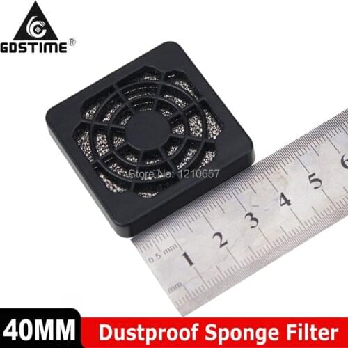 5 Pieces LOT Guard Black Plastic Dustproof Dust Filterable 40mm PC Cooler Computer Fan Filter Cover