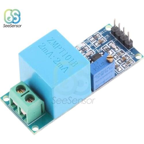 Active Single Phase Voltage Transformer Module Board AC Output Voltage Sensor for Arduino Mega ZMPT101B 2mA