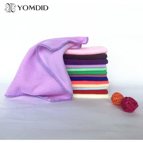 10pcs/lot Quick Dry Face Towel Soft Microfiber Hand Towel Square Car Table Cleaning Cloth Household Cleaning Cloth Multifunction