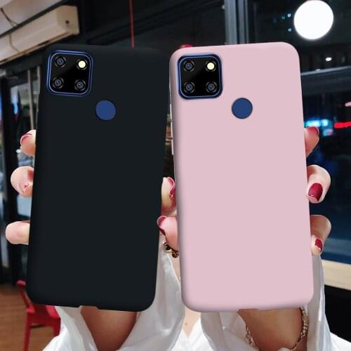 Pure Color Soft Phone Case For OPPO Realme C15 C12 C11 C17 TPU Back Cover For Realme C17 Realme C12 C 11 Realme C15 Bumper Case