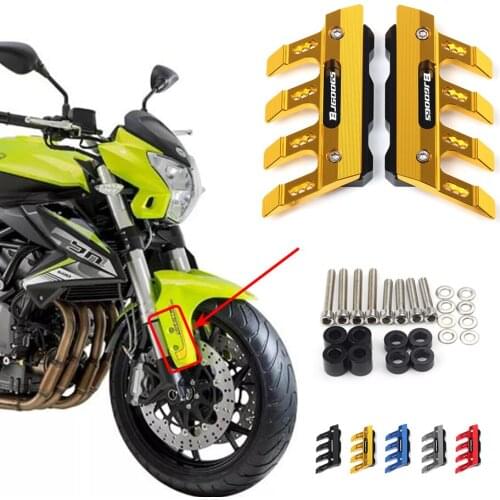 For BENELLI huanglong BJ600GS BJ600GS-A Motorcycle Mudguard Front Fork Protector Guard Block Front Fender Slider Accessories