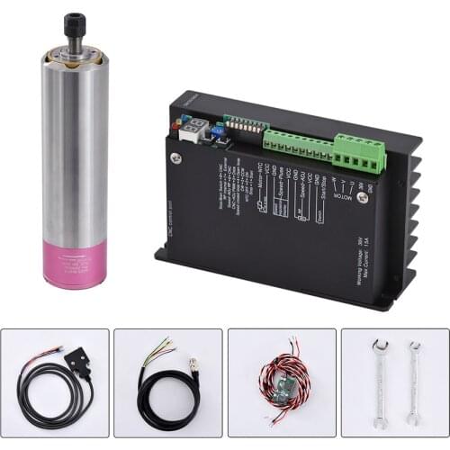 S4225-B24FL8 BLDC-DZZ Brushless Spindle Kit Brushless Dc Motor Spindle Drive 24000Rpm For CNC Drilling Milling Carving Machine