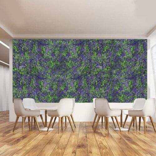 Artificial Hedges Flowers Panels Garden Decor Privacy Screen For Home Balcony Yard Decoration Purple Flower