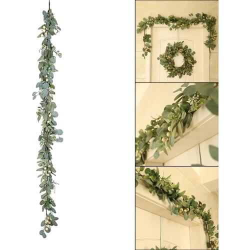 Artificial ing Plant Fake Vine Leaf Greenery Garland Party Wedding Decor
