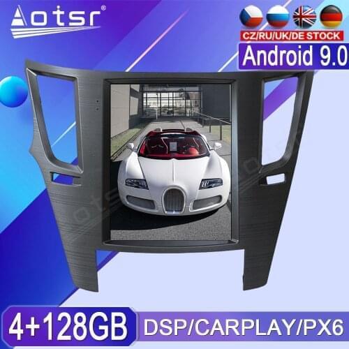 For Subaru Legacy Outback Android Radio Tape Recorder 2009 - 2014 Car Multimedia Player Stereo Head Unit PX6 Tesla Navi No 2 din