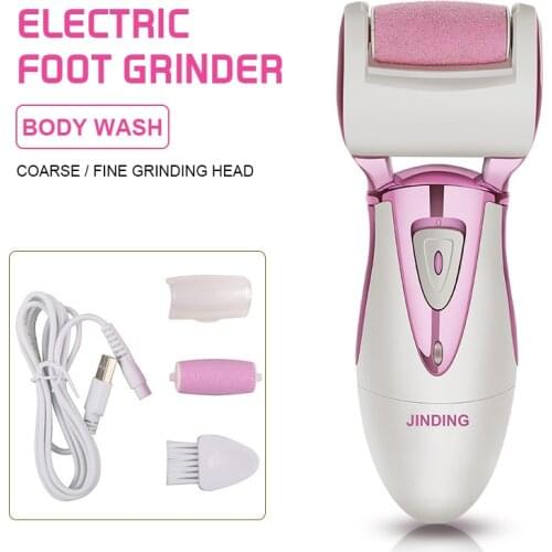 Electric Callus Foot Grinder USB Rechargeable Dead Skin Remover Pedicure Exfoliating Scrubber Foot Care Scrub Manicure Tools